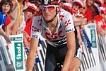 Frank Schleck am Ziel der fünften Etappe der Tour de Suisse 2008